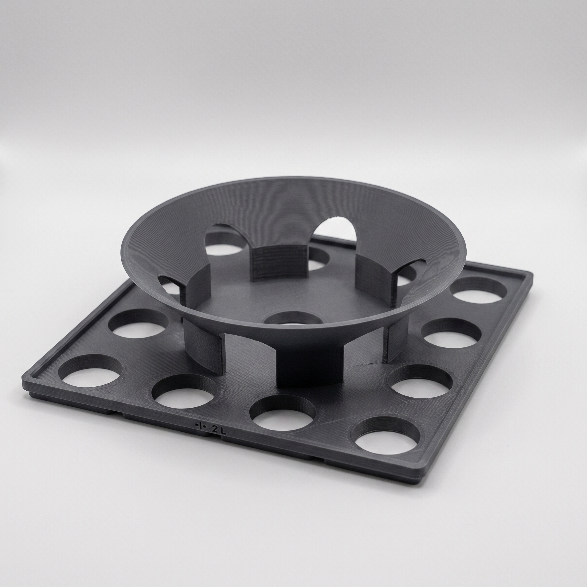 Miniatura 8 do modelo 3D Round-Bottom Flask Holders - Gridfinity Lab Set