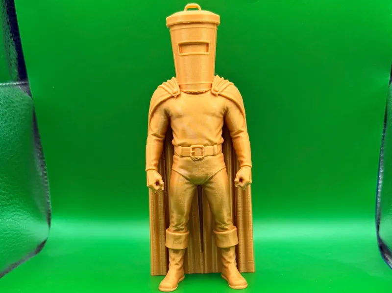 Bin Head Hero - Satirical Robot Politician