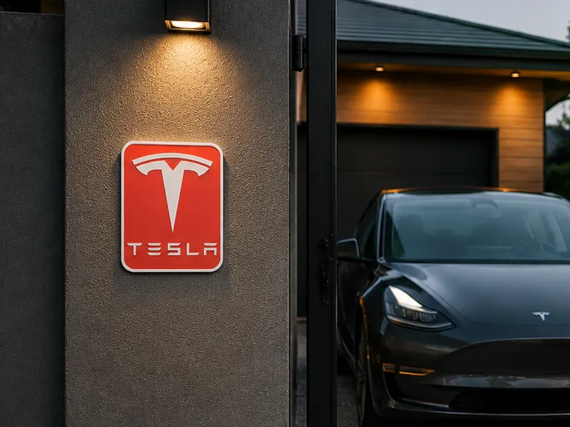 Tesla sign 3 versions
