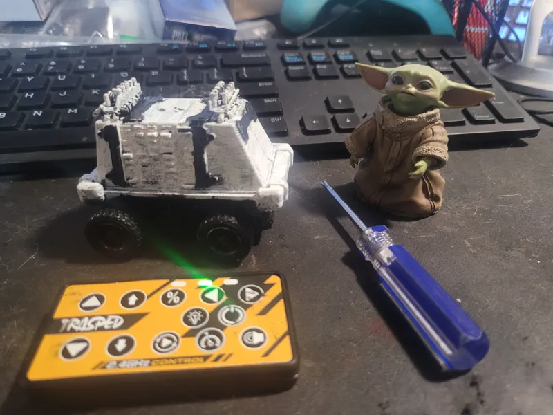Micro RC Polar Mouse Droid Shell