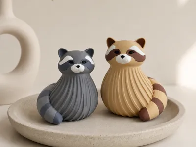 Raccoon Duo