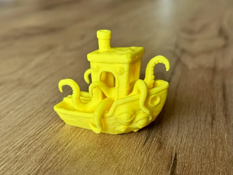 Benchy caught by a Kraken’s tentacles