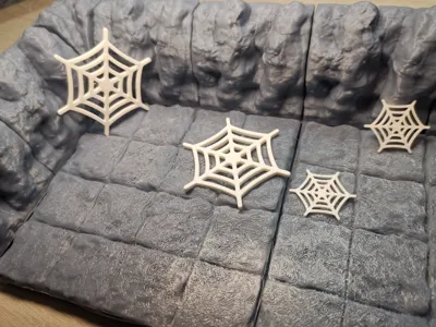 D&D Spider Web - Prop for TTRPG Battlemaps