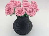 Vase pour roses imprimées — photo 1