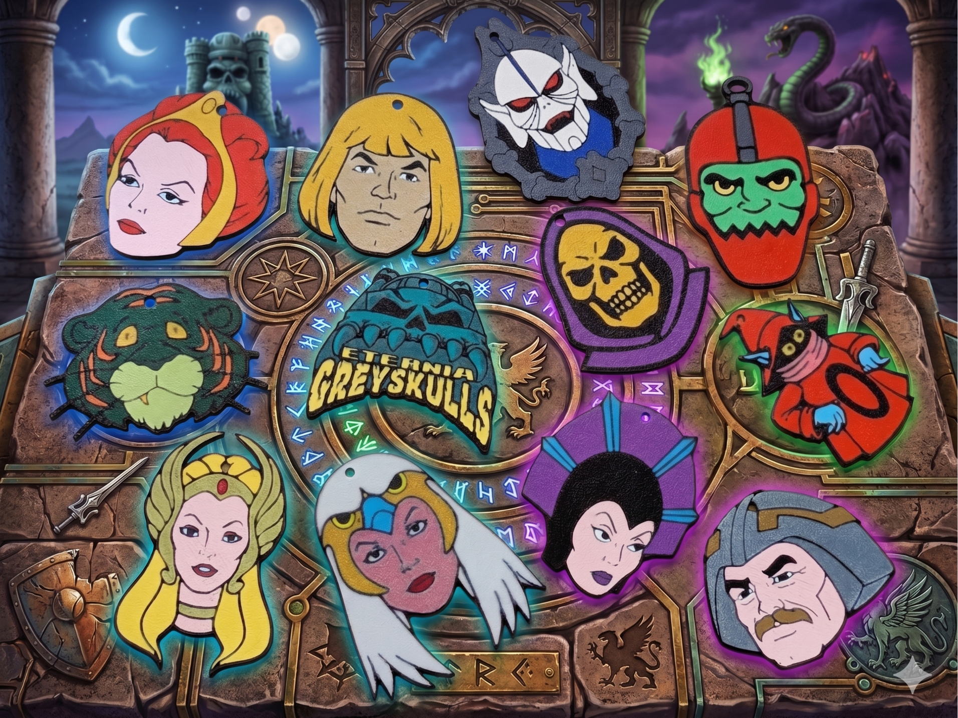 Masters of the Universe Keychains Collection