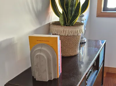 Mold for Cement bookend