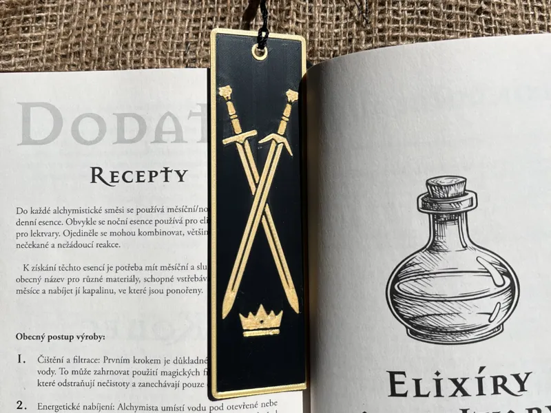 The Witcher Swords bookmark - NO AMS