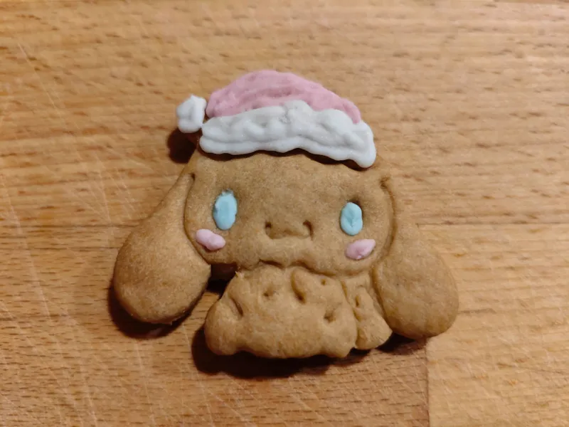 Cinnamoroll from Sanrio Christmas cookie cutter