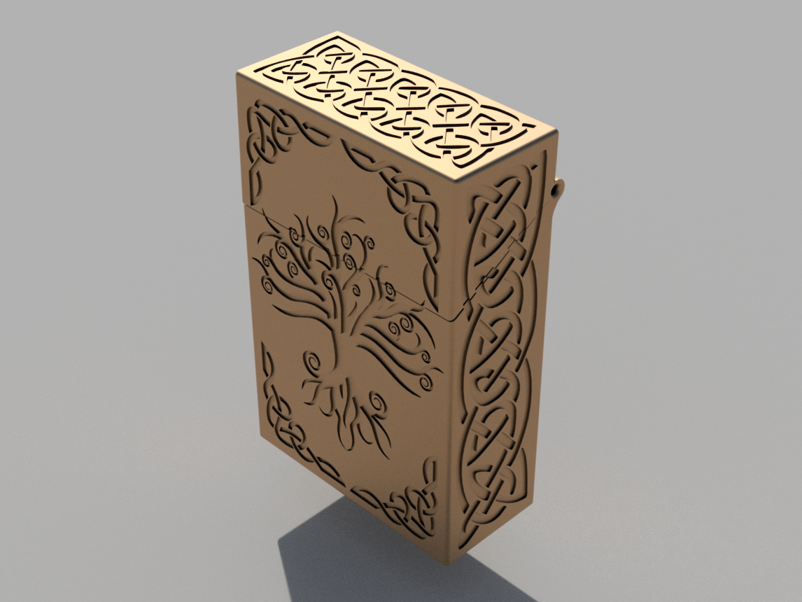 Celtic Knot Cigarette Case