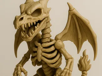 Charizard Skeleton – Fierce Fan Art Edition
