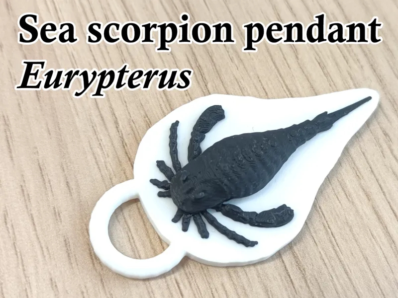 Sea Scorpion pendant Eurypterus