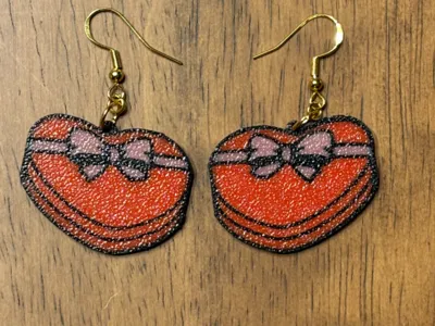 Box of Chocolates - Valentines Day Earrings