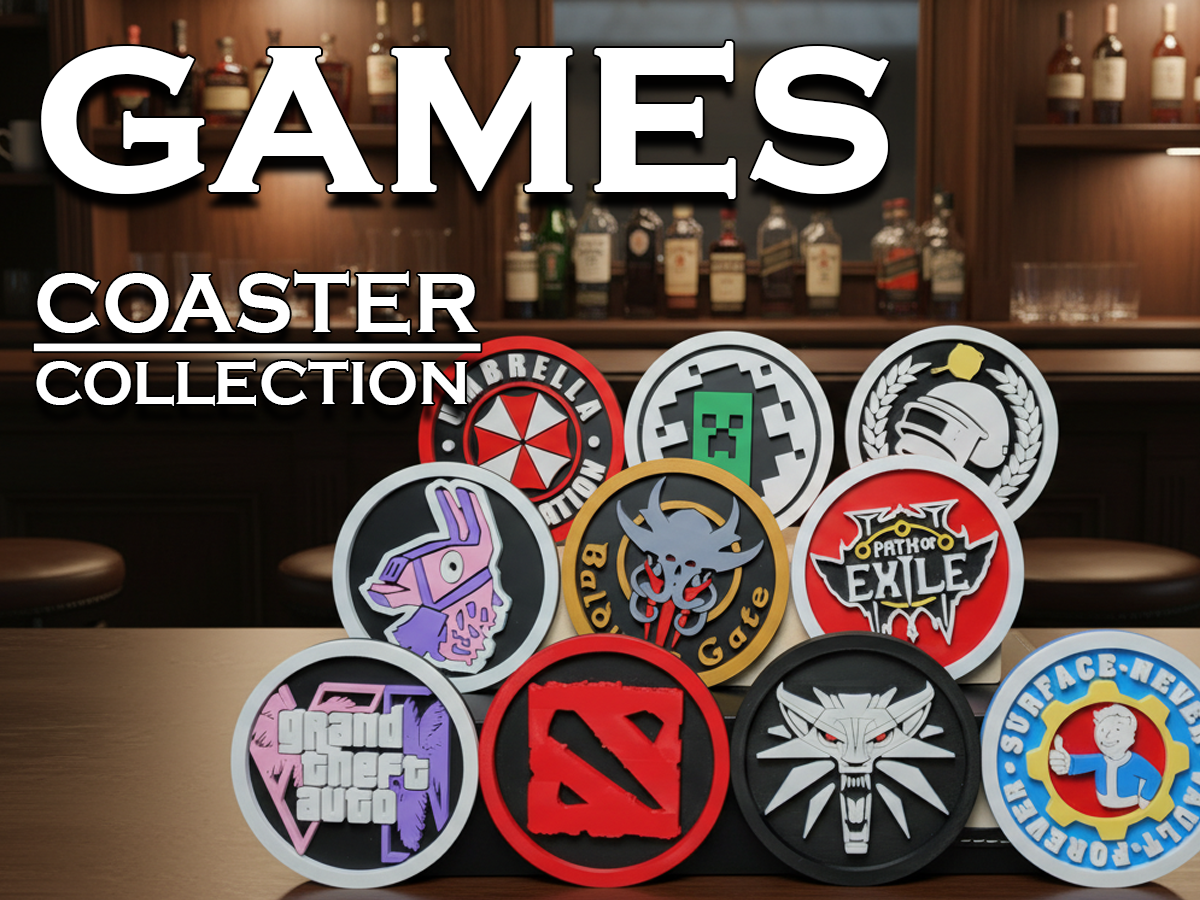 Games coaster collection