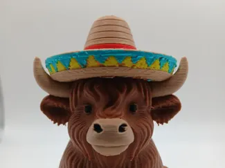 Cinco De Mayo Highland Cow