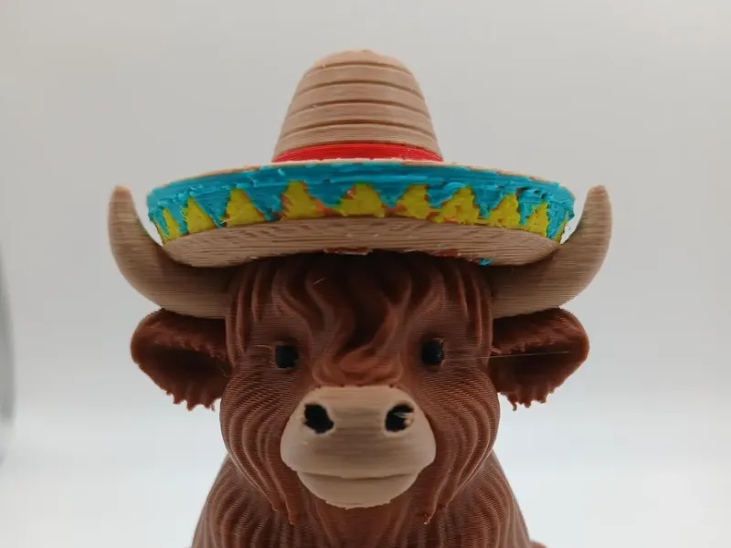 Cinco De Mayo Highland Cow