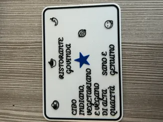 Insegna per ristorante 