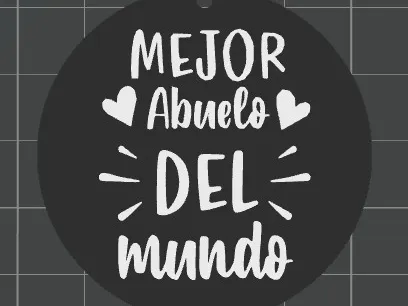Llavero mejor abuelo