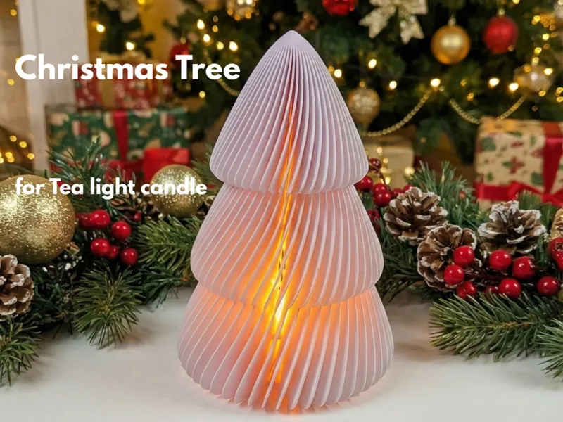 Christmas Tree decoration for Tea light candle 