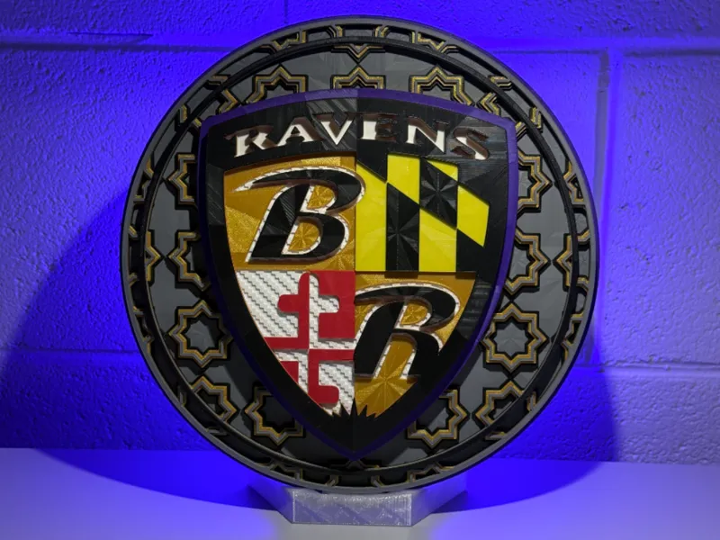 Baltimore Ravens Dimensional Mosaic