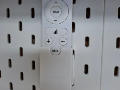 Skadis - Eurom Alutherm remote control holder
