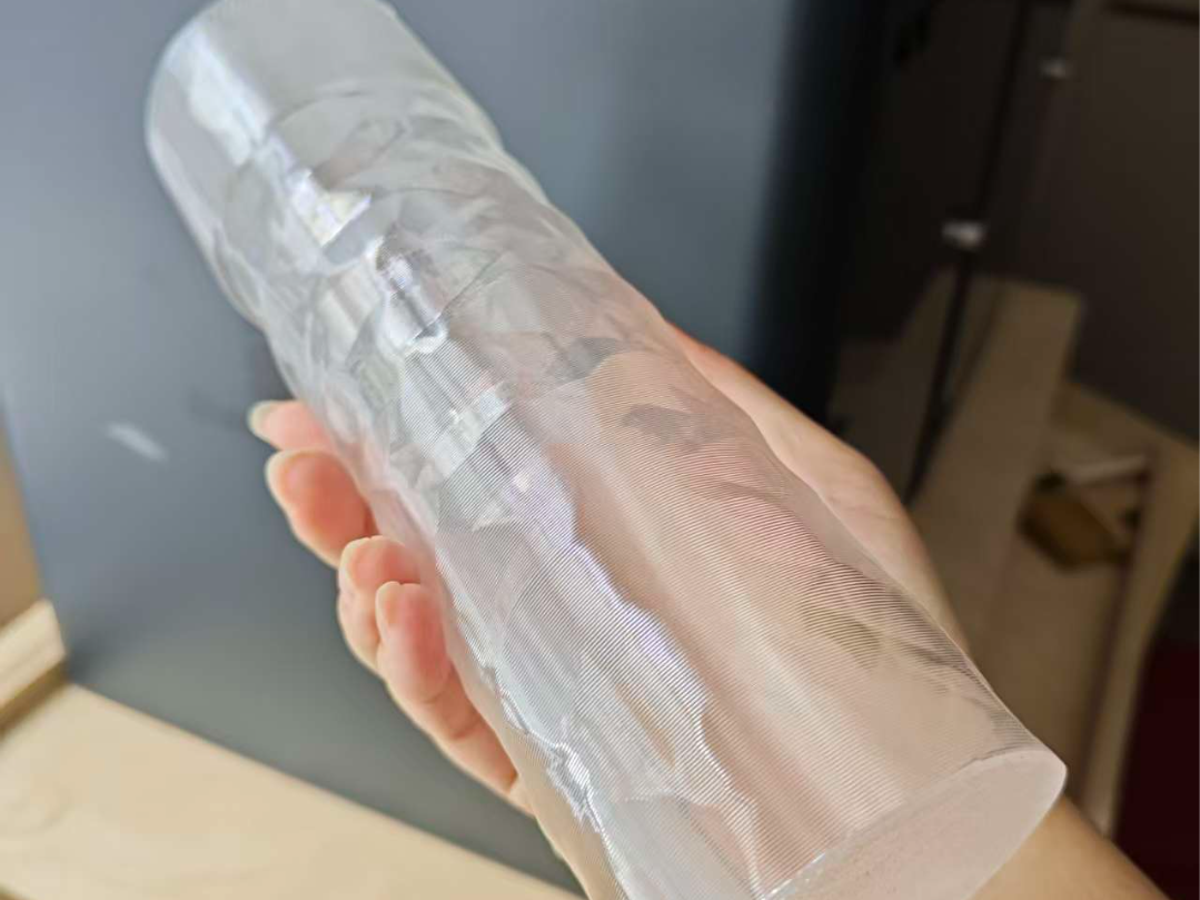废料擦料线收集桶_“冰柱”