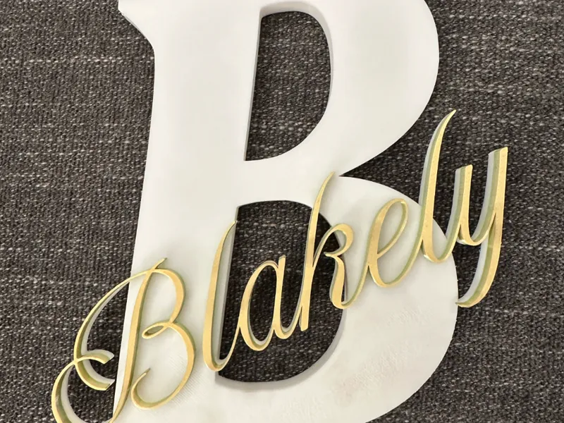 Blakely Nameplate