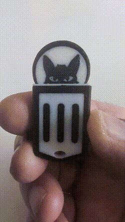 Jeton chat pour caddie 