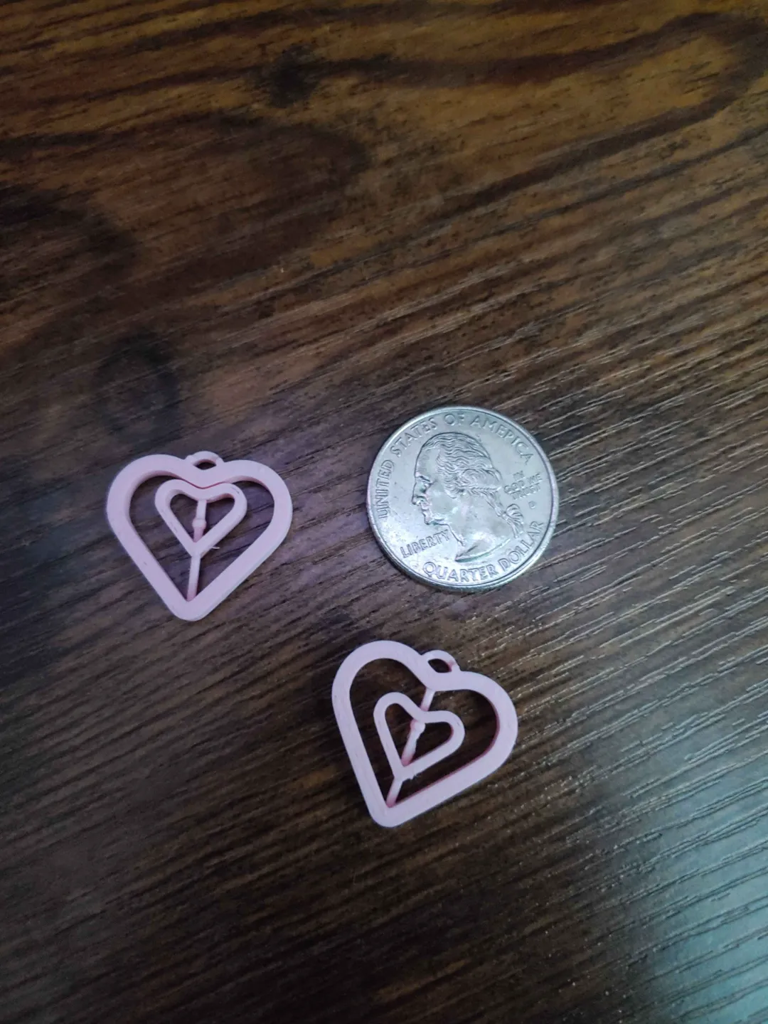 Rotating Heart Earrings view 2