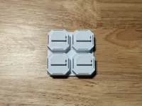 0.16mm layer, 3 walls, 15% infill - 4 connectors