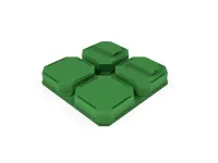 0.16mm layer, 3 walls, 15% infill - 2 connectors on top