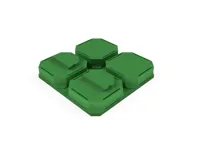 0.16mm layer, 3 walls, 15% infill - 2 connectors on bottom