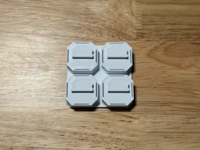 openGrid Adhesive Mount with openConnect 2x2