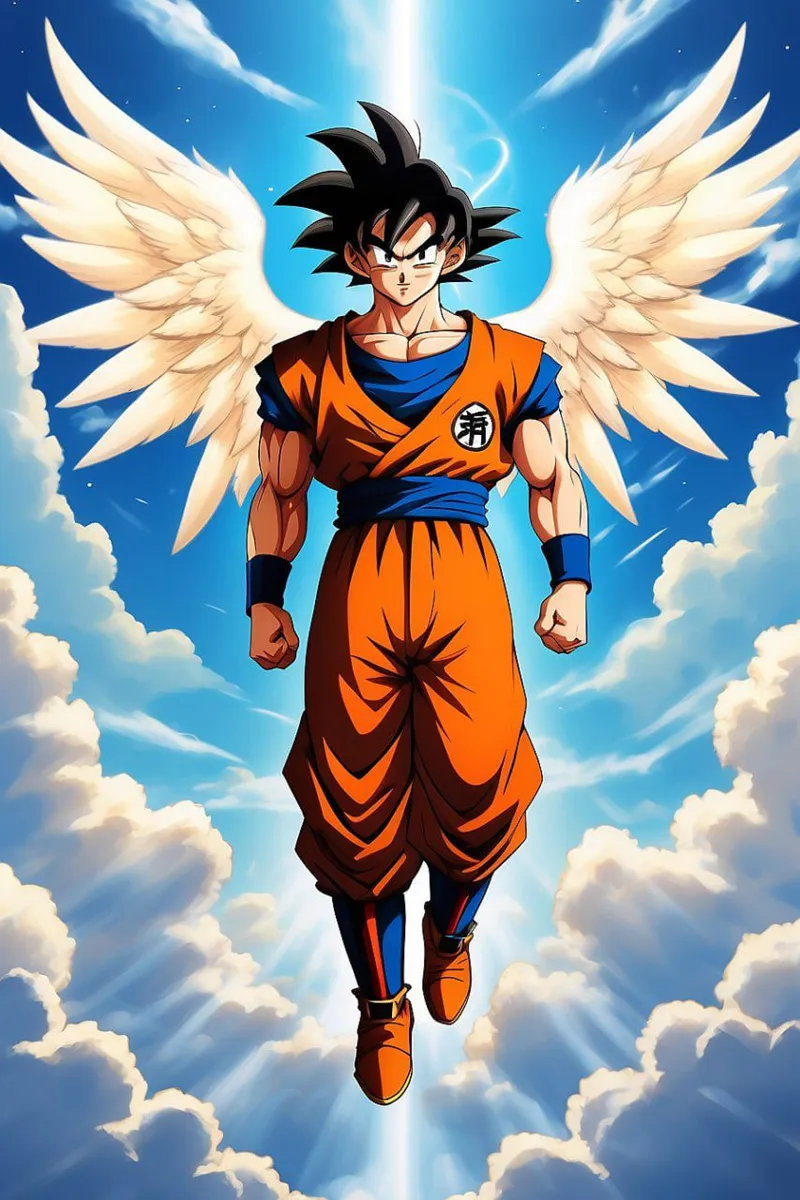Goku angel hueforge