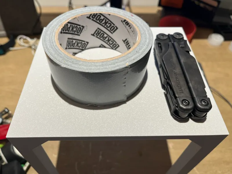 just a table