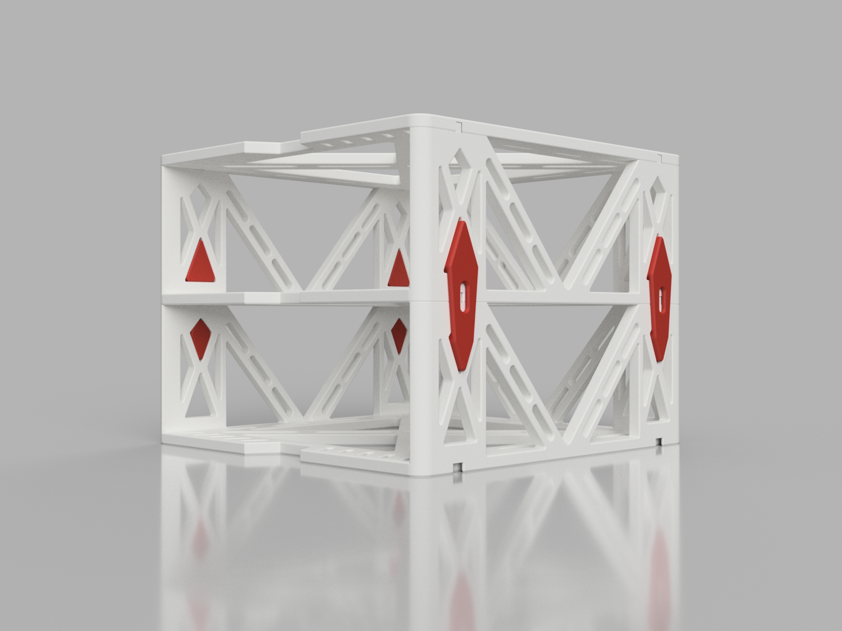 Miniatura 4 do modelo 3D 《无限堆叠》耗材收纳架——无支撑、无五金件纯打印