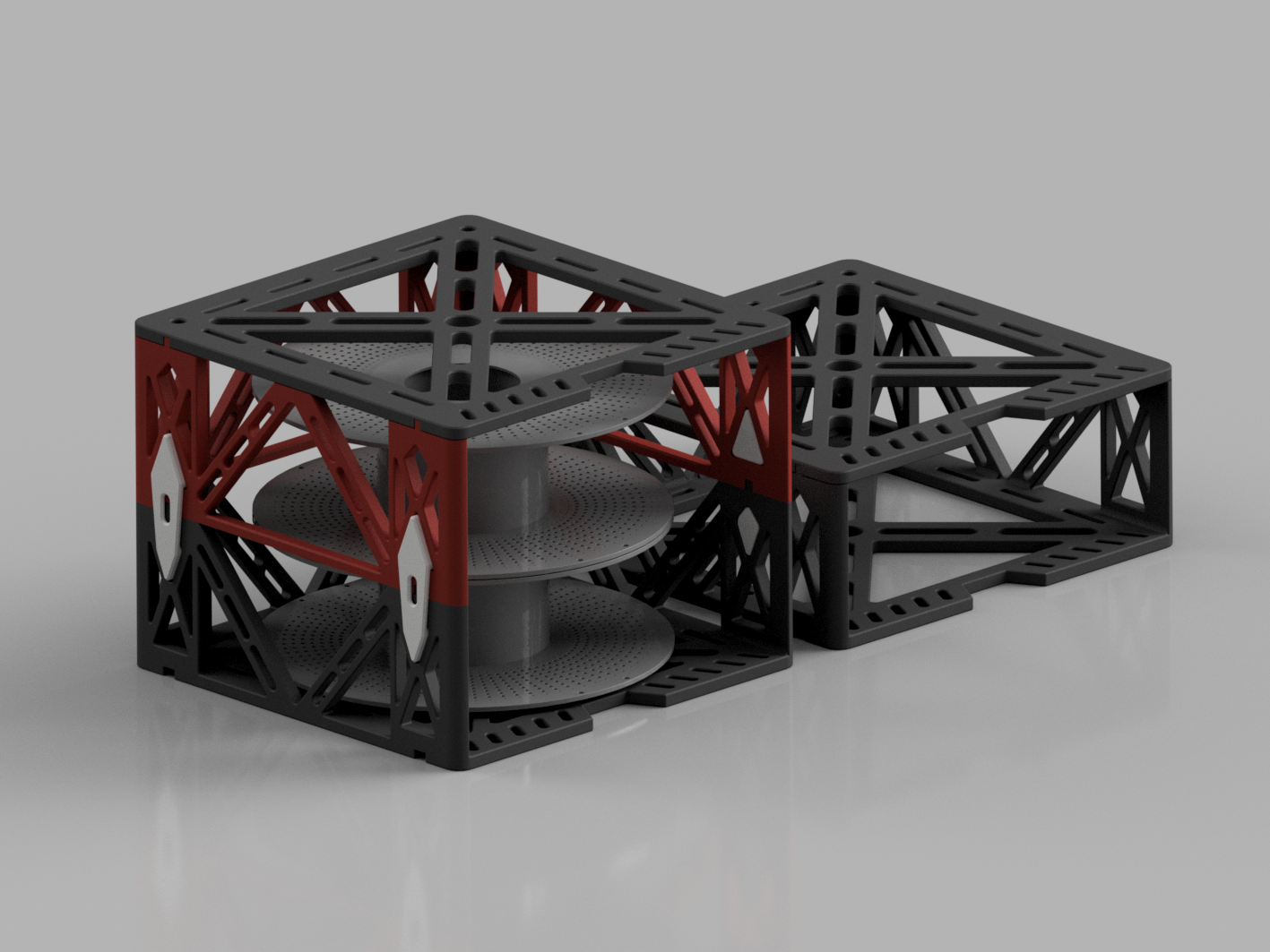 Miniatura 8 del modelo 3D 《无限堆叠》耗材收纳架——无支撑、无五金件纯打印