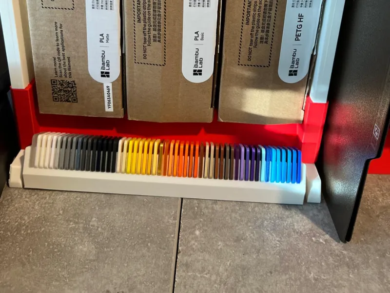 Rangement d'échantillon de filament bambulab