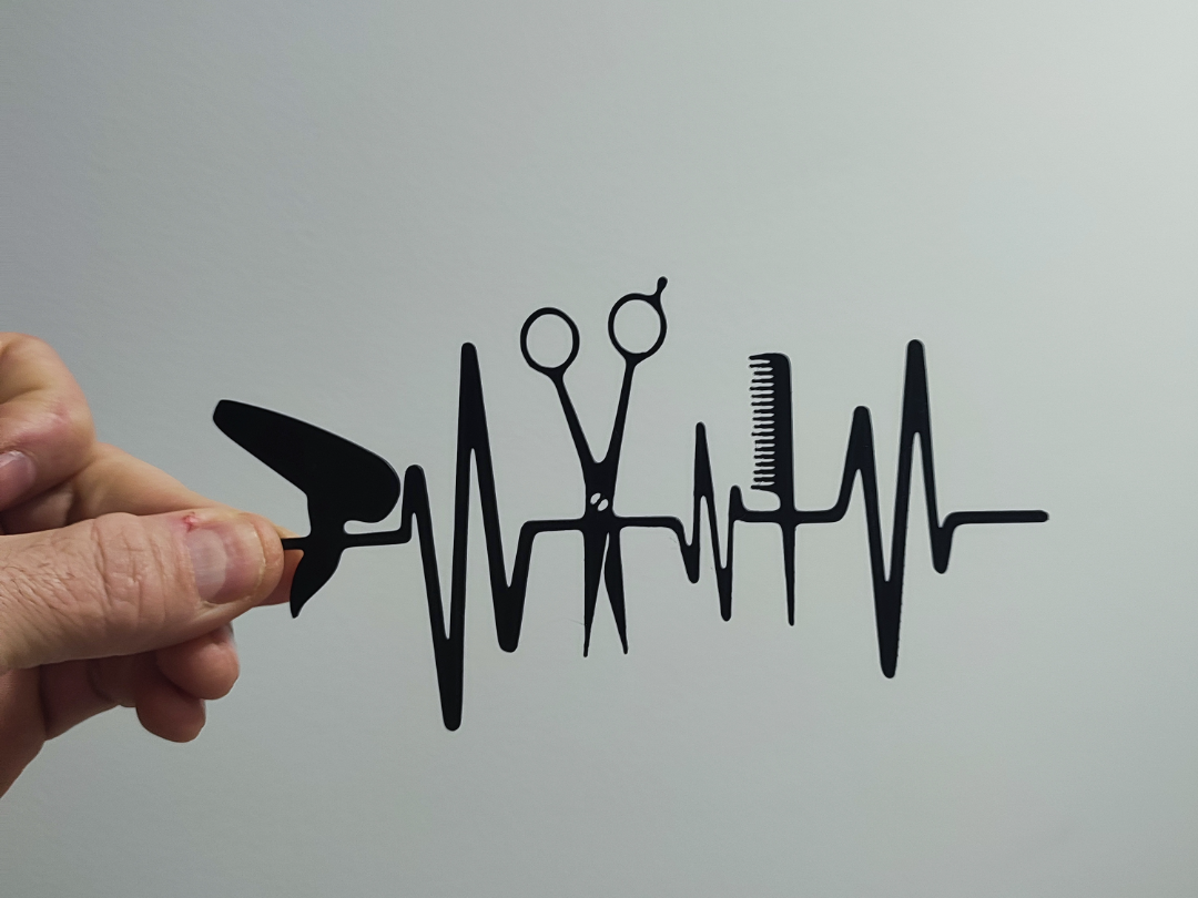 Arte de Pared Signos Vitales de Estilista