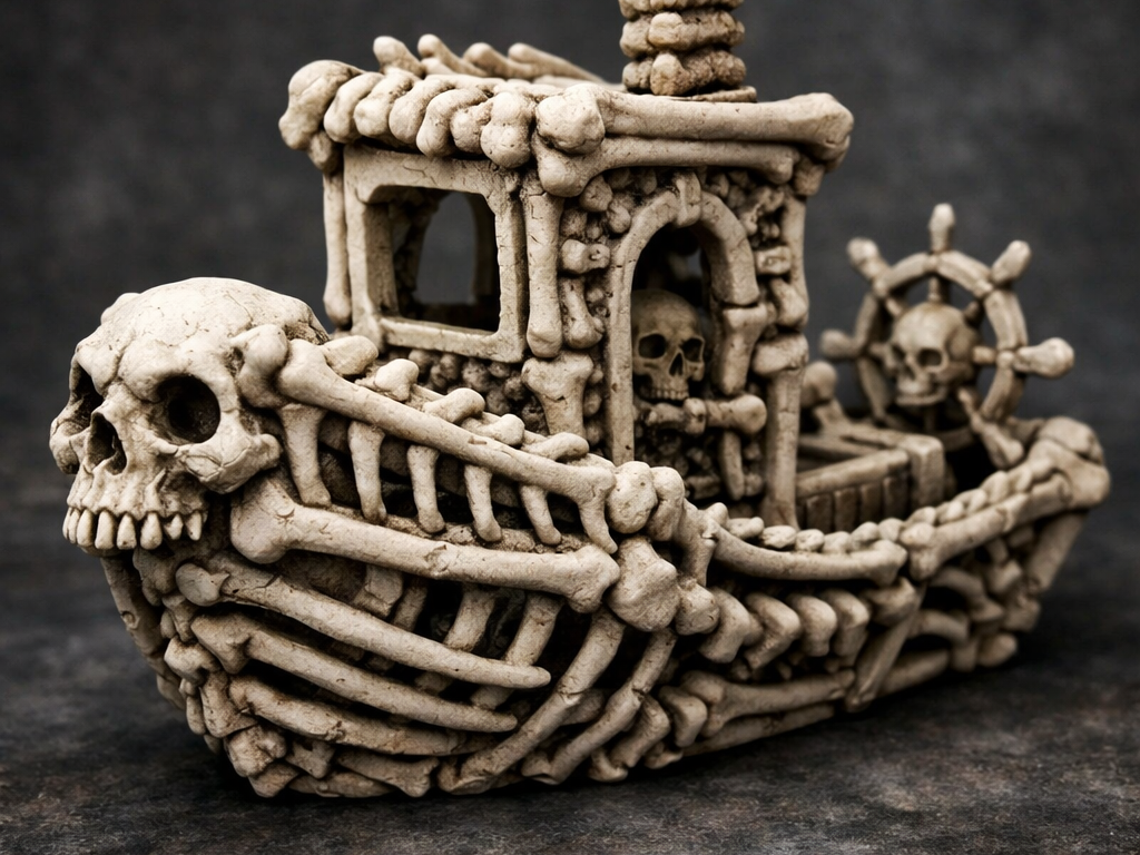 SkullBone Benchy – Dark Skeleton Edition