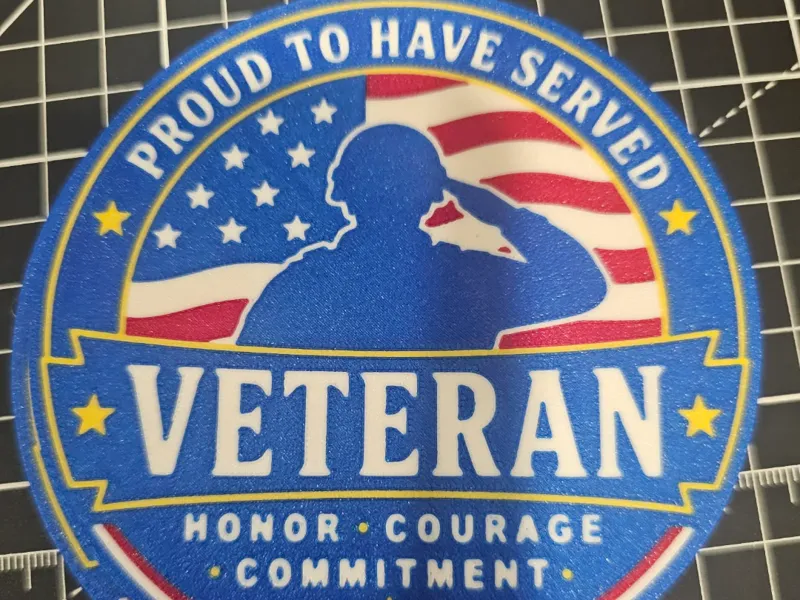 Veteran Magnet/Coaster