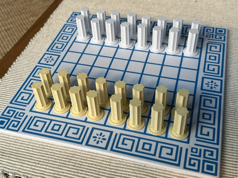 Petteia / Latrunculi 2 in 1 Game Board