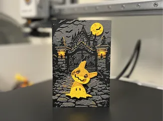 Mimikyu Haunted House HueForge