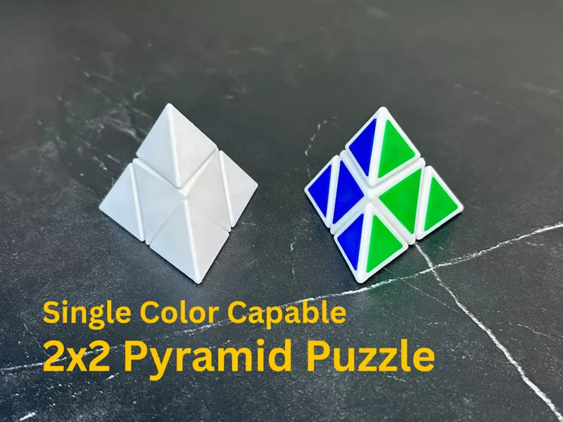 2x2 Pyramid Puzzle (Full 3D Printed)