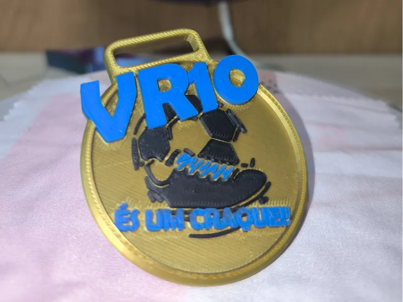 Editable Soccer Medal – Perfect for Kids' Parties!