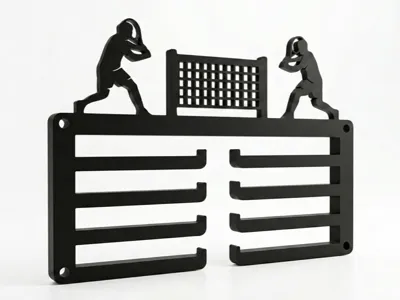 Tennis Medal Display Holder