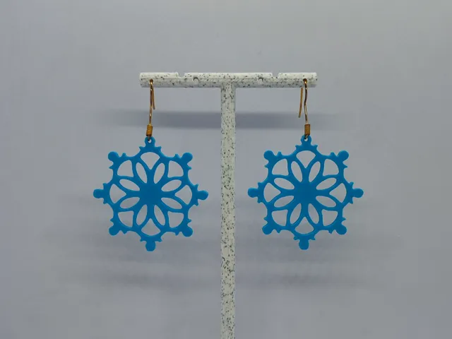 Aretes Estrellas de Hielo
