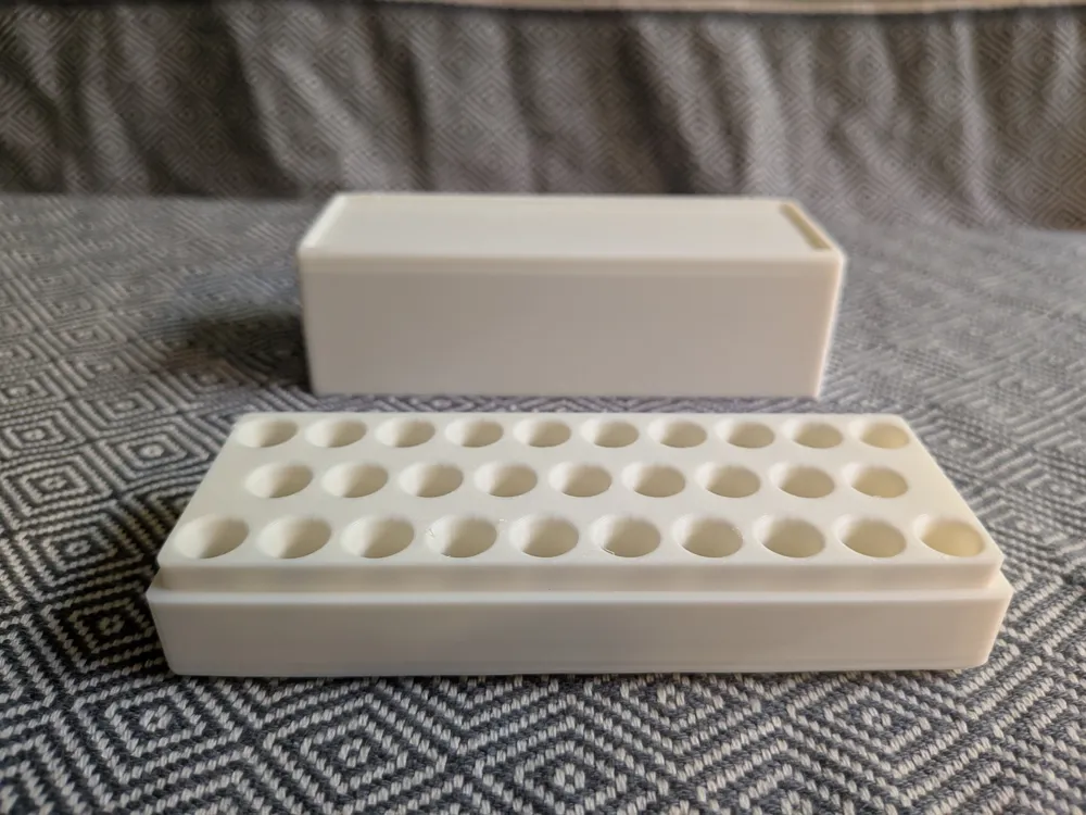 Perfume samples storage box with lid (3 sizes) - Free 3D Print Model ...
