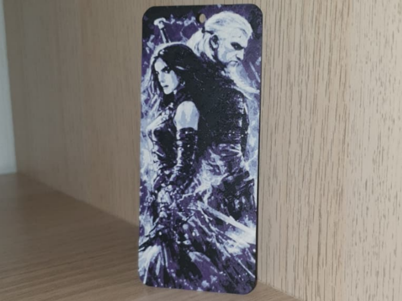 Yennefer & Geralt von Riva Lesezeichen HueForge