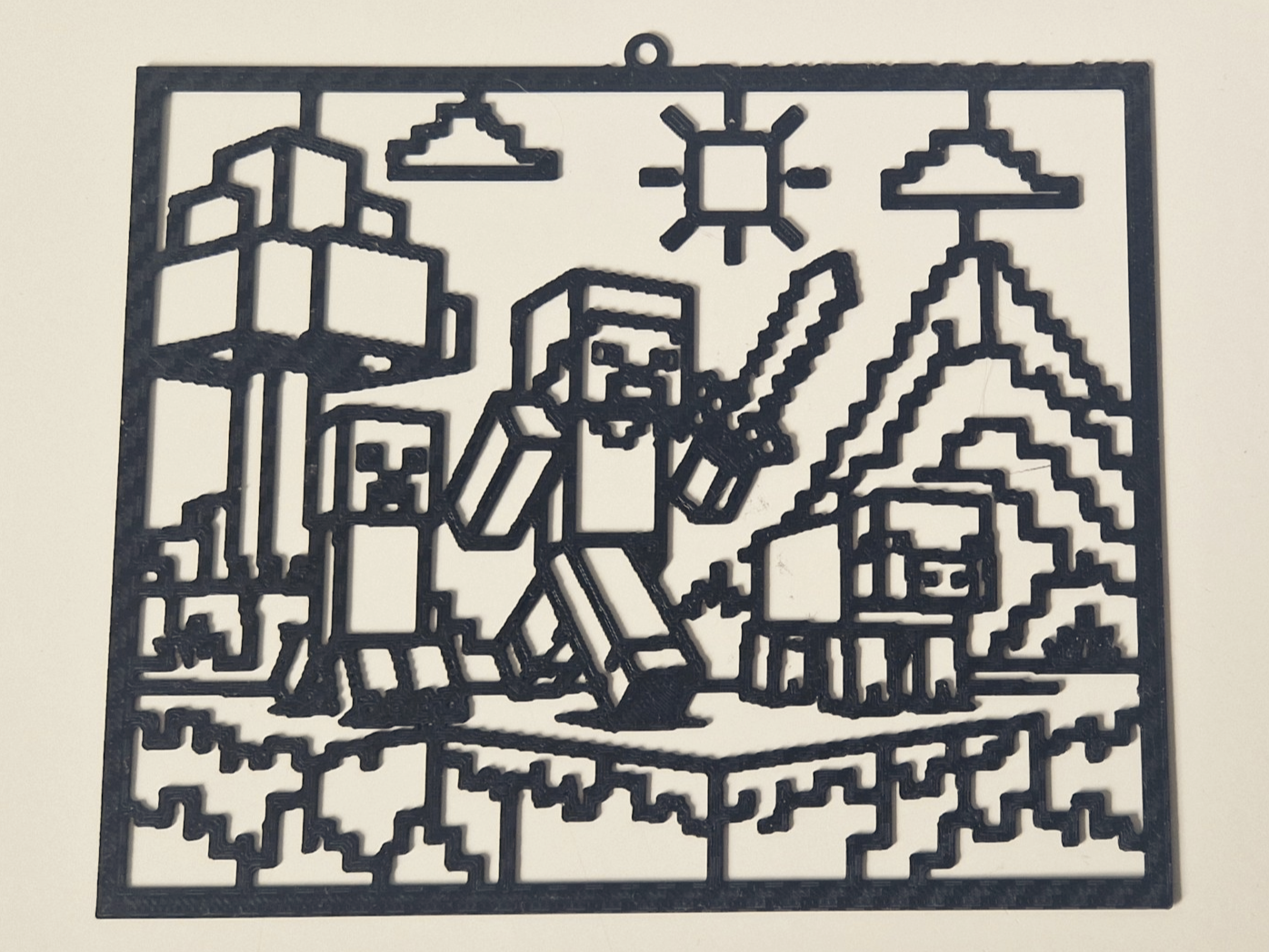 Minecraft Wandtattoo