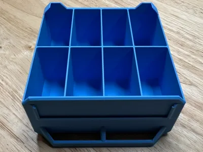 2x1x2-Deep - Grid Double-Divided - Multibin Drawer